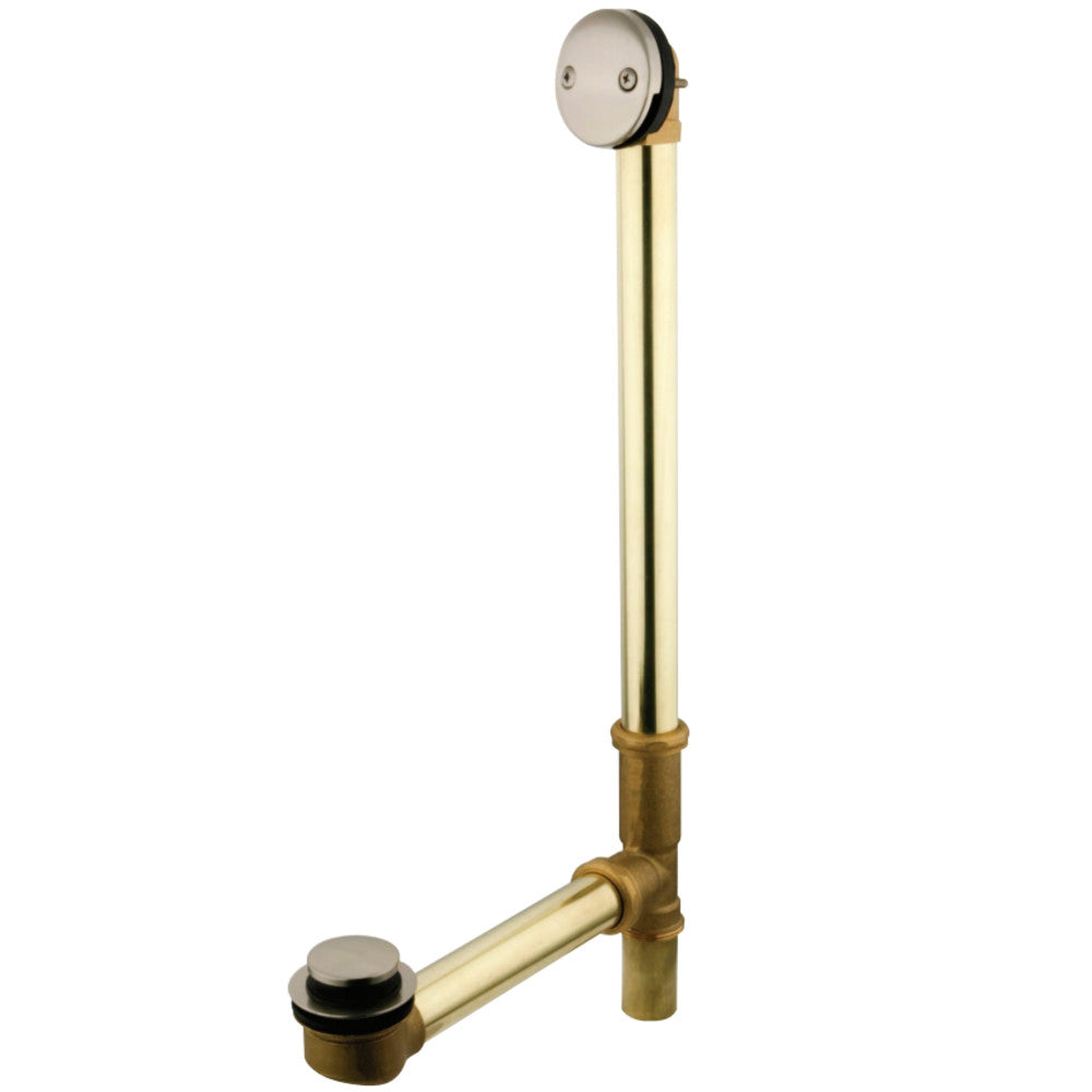 Kingston Brass 18&quot; Tub Waste with Overflow with Tip Toe Drain