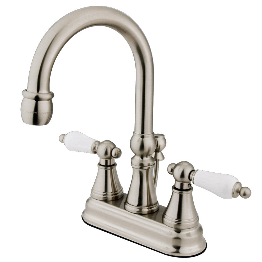 Kingston Brass KS2611PL 4 in. Centerset Bathroom Faucet