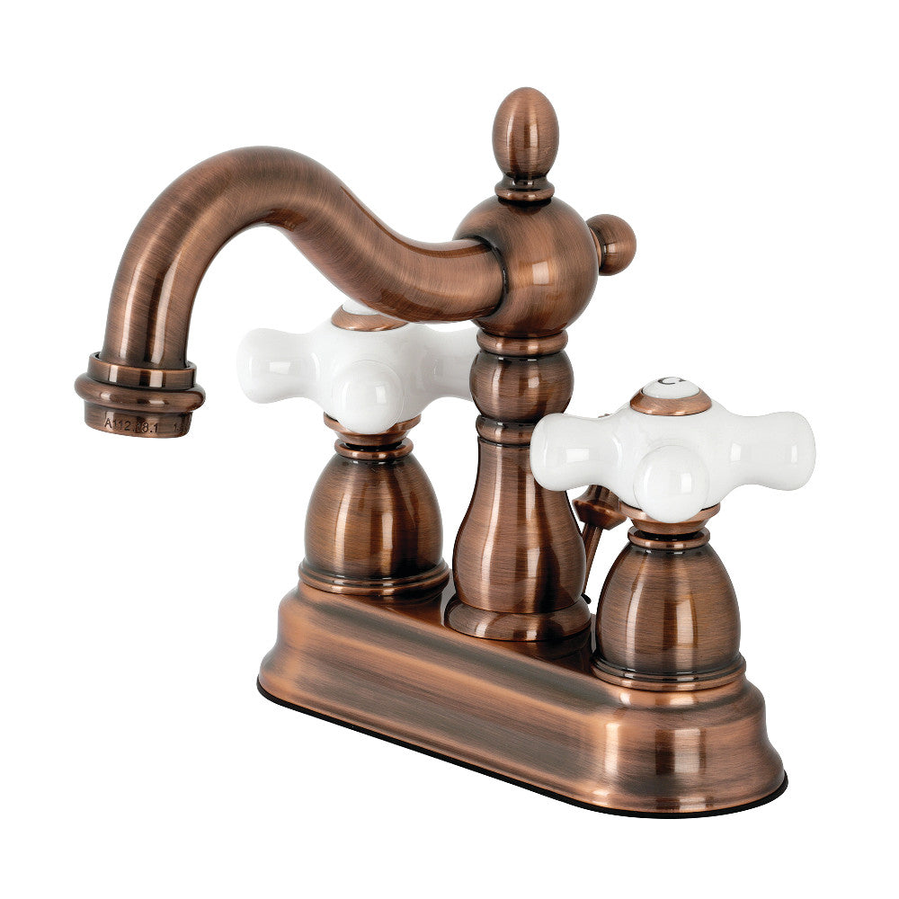 Kingston Brass KB160PXAC Heritage 4 in. Centerset Bathroom Faucet