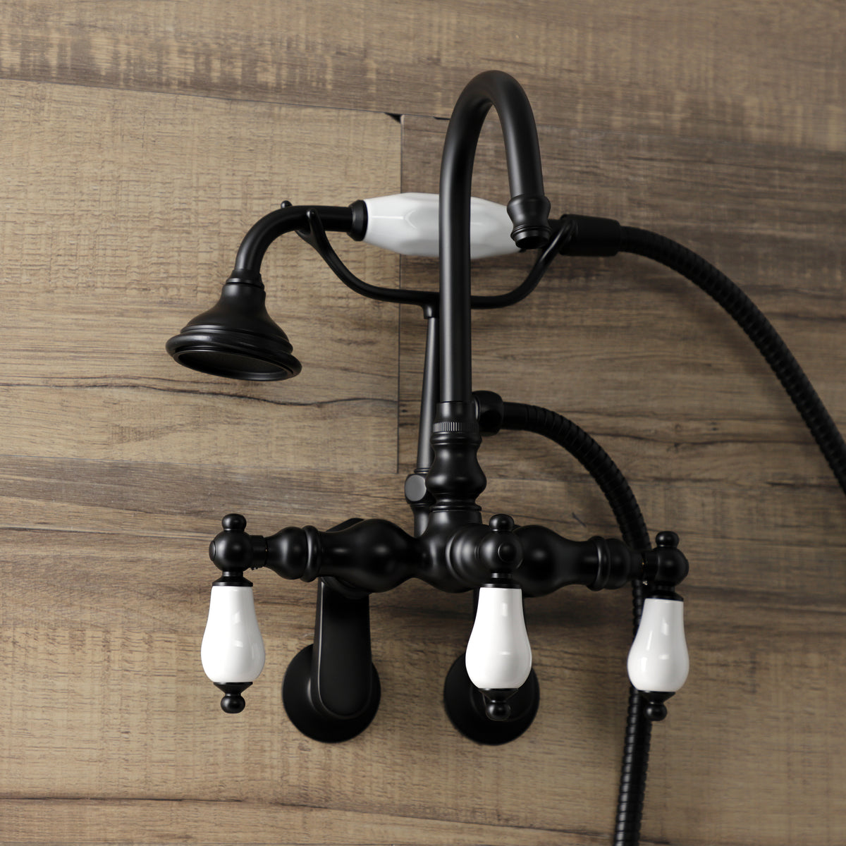 Aqua Vintage Wall Mount Clawfoot Tub Faucets