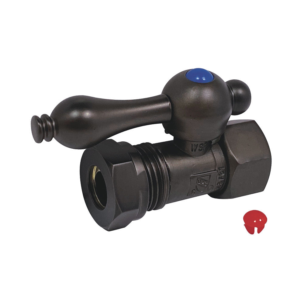 Kingston Brass Quarter Turn Valve (1/2&quot; FIP X 1/2&quot; or 7/16-Inch&quot; Slip Joint)