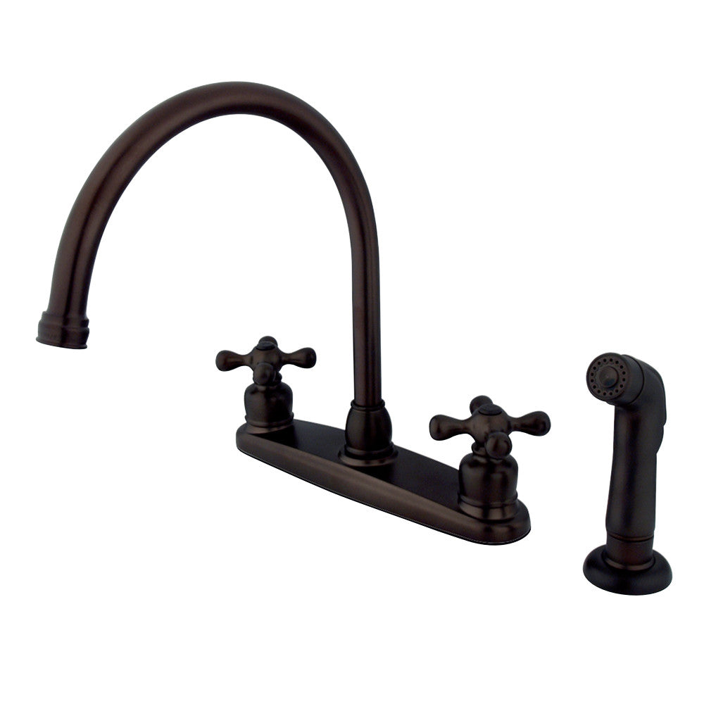 Kingston Brass KB721AXSP Vintage 8-Inch Centerset Kitchen Faucet