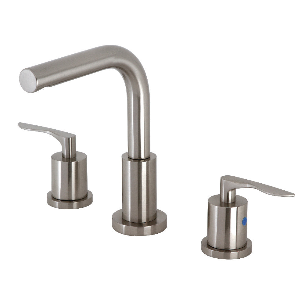 Kingston Brass FSC8958SVL Serena Widespread Bathroom Faucet with Brass Pop-Up