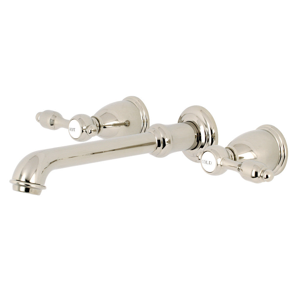 Kingston Brass KS7125TAL Tudor Two-Handle Wall Mount Bathroom Faucet