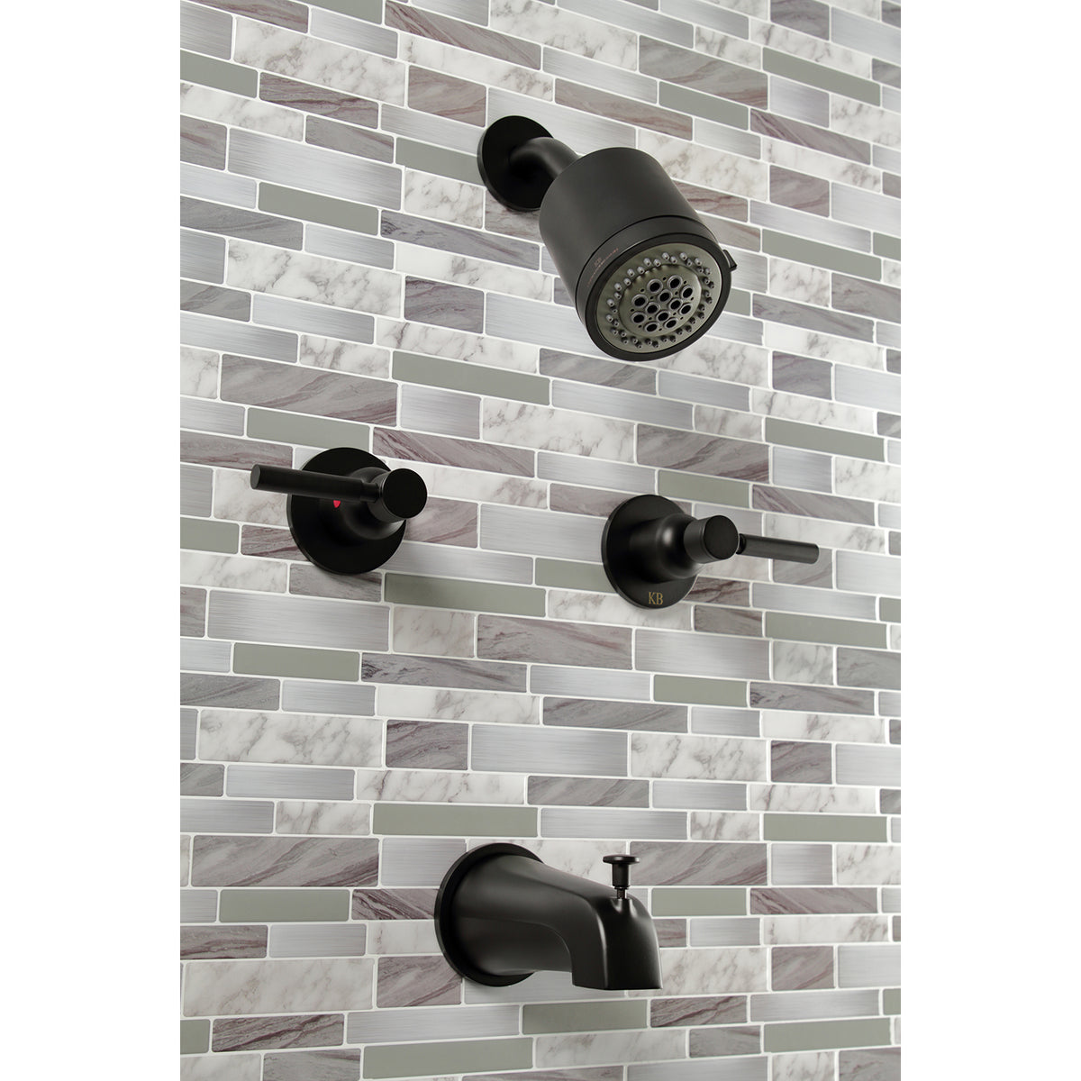 Concord Two-Handle Tub and Shower Faucet