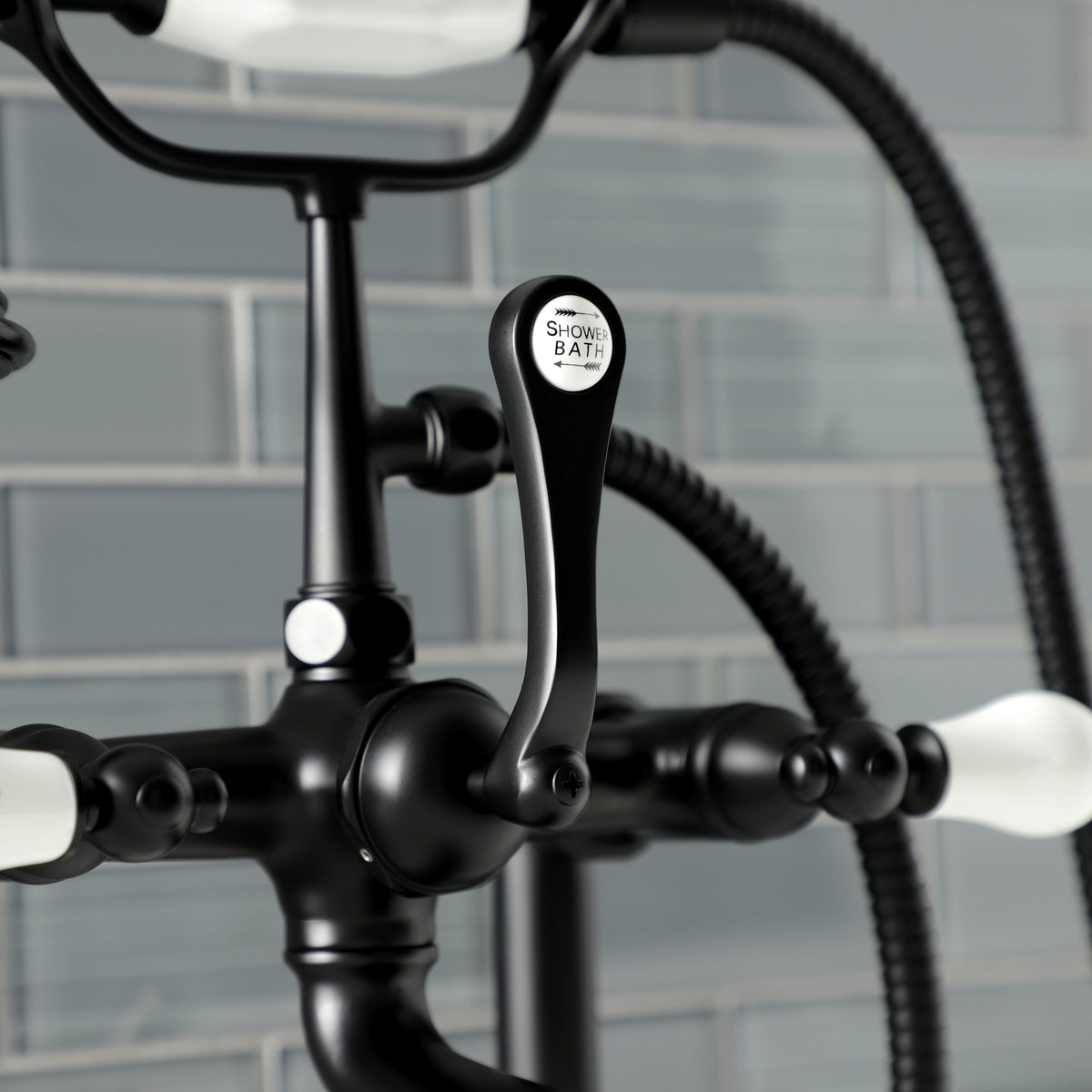 Auqa Vintage Deck Mount Clawfoot Tub Faucet