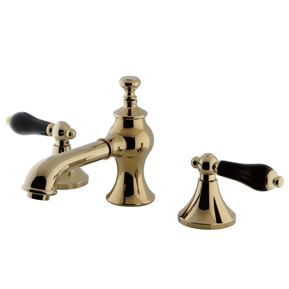 Kingston Brass KC7065PKL Duchess Widespread Bathroom Faucet with Brass Pop-Up