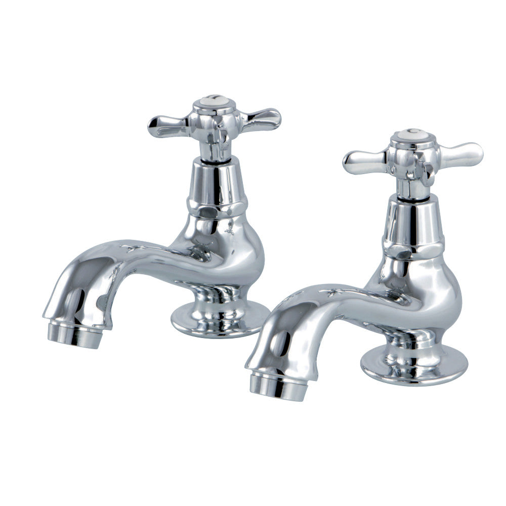 Kingston Brass KS1105BEX Basin Tap Faucet with Cross Handle