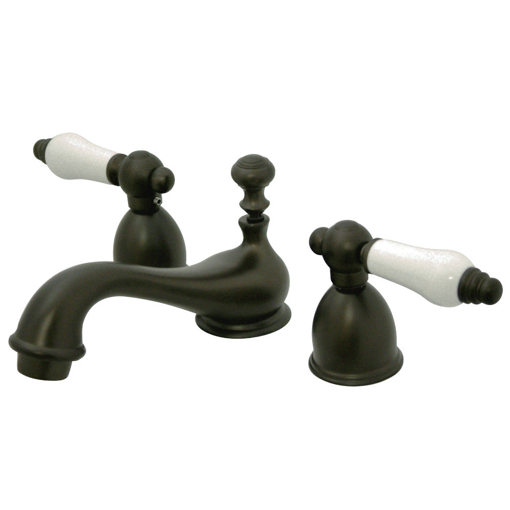 Kingston Brass KS395PLAC Restoration Mini-Widespread Bathroom Faucet
