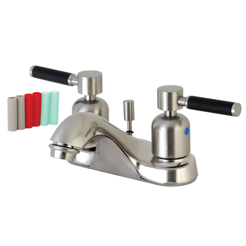 Kingston Brass FB5625DKL 4 in. Centerset Bathroom Faucet