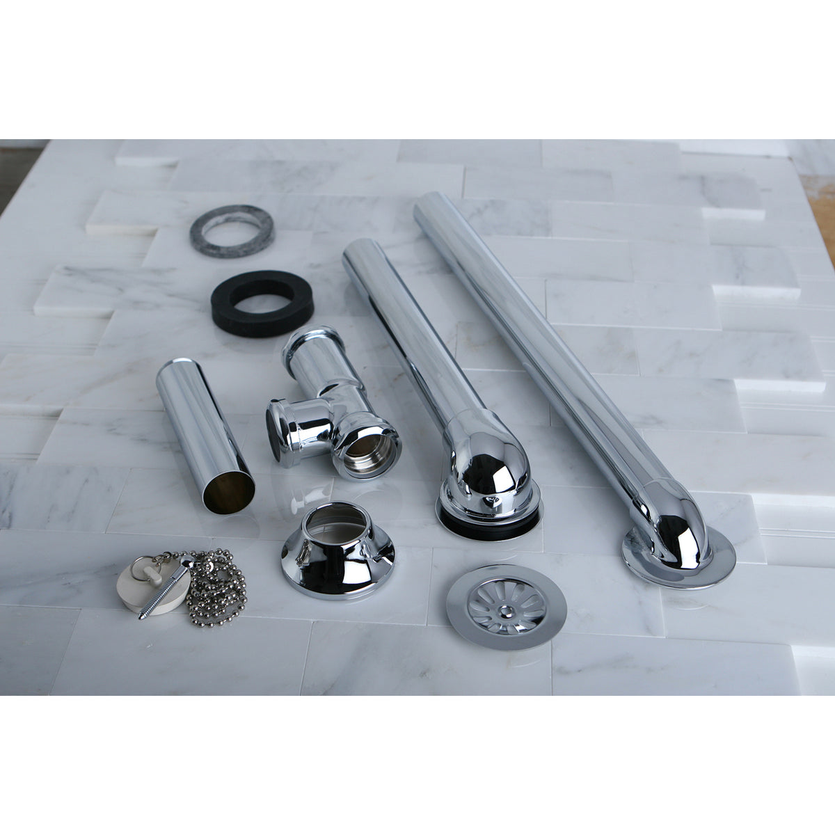 Kingston Brass Clawfoot Tub Waste &amp; Overflow Drain, 20 Gauge