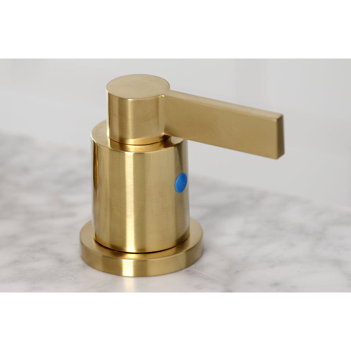 Kingston Brass FSC8938NDL NuvoFusion Widespread Bathroom Faucet with Brass Pop-Up