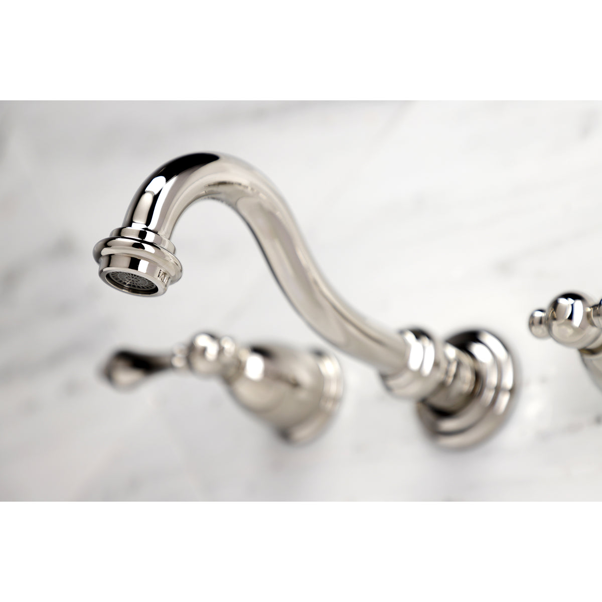 Kingston Brass KS3121AL Vintage 2-Handle Wall Mount Bathroom Faucet
