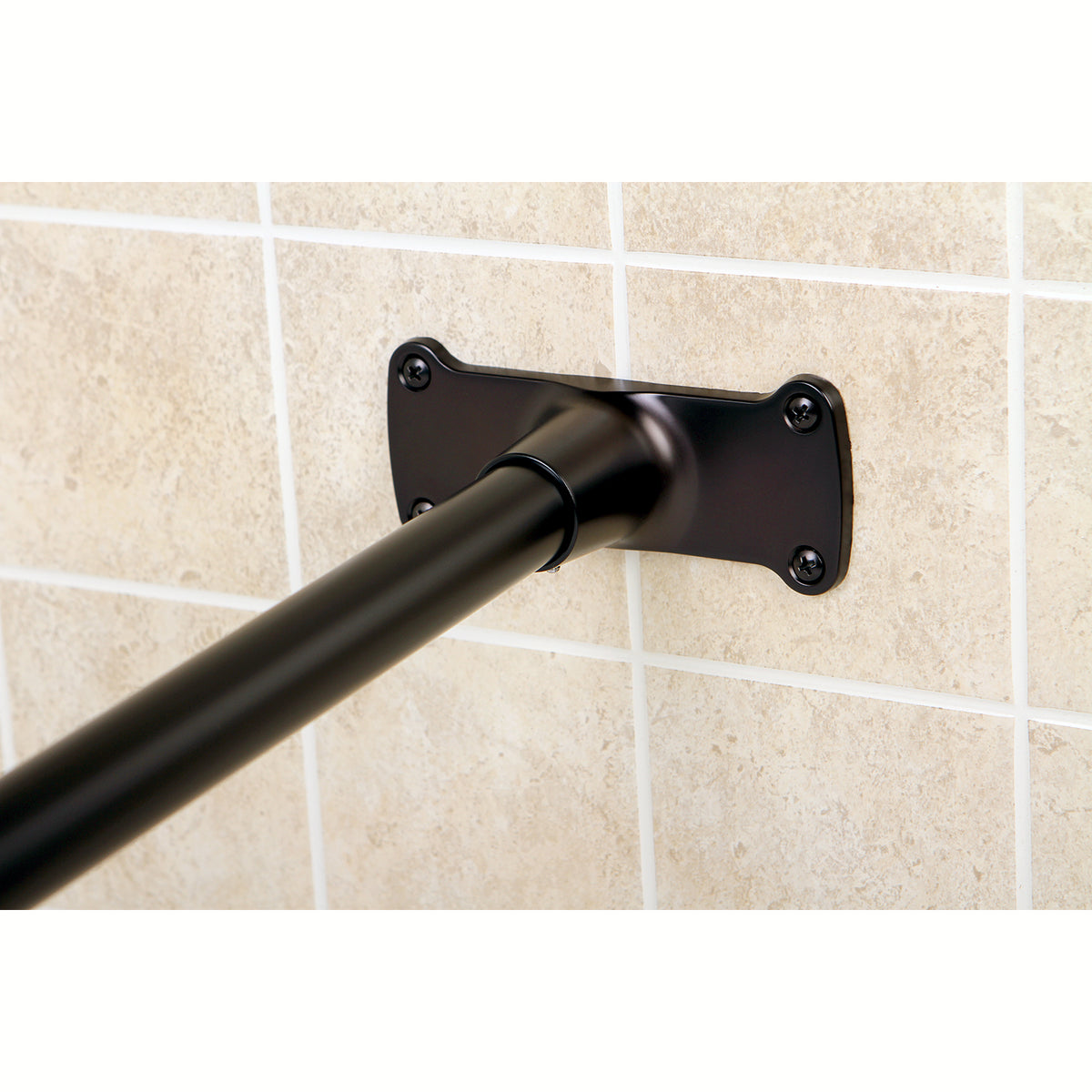 Kingston Brass Corner Shower Rod