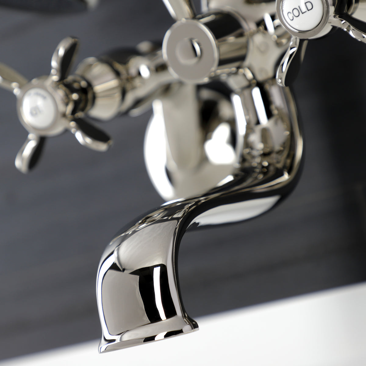 Essex Wall Mount Clawfoot Tub Faucet with Hand Shower