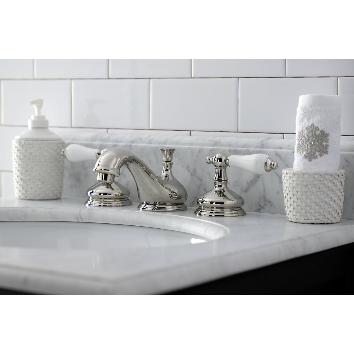 Kingston Brass KS1162PL 8 in. Widespread Bathroom Faucet