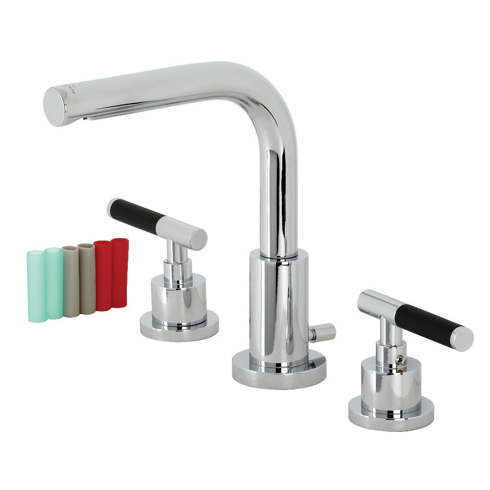 Fauceture FSC8953CKL Kaiser Widespread Bathroom Faucet with Brass Pop-Up