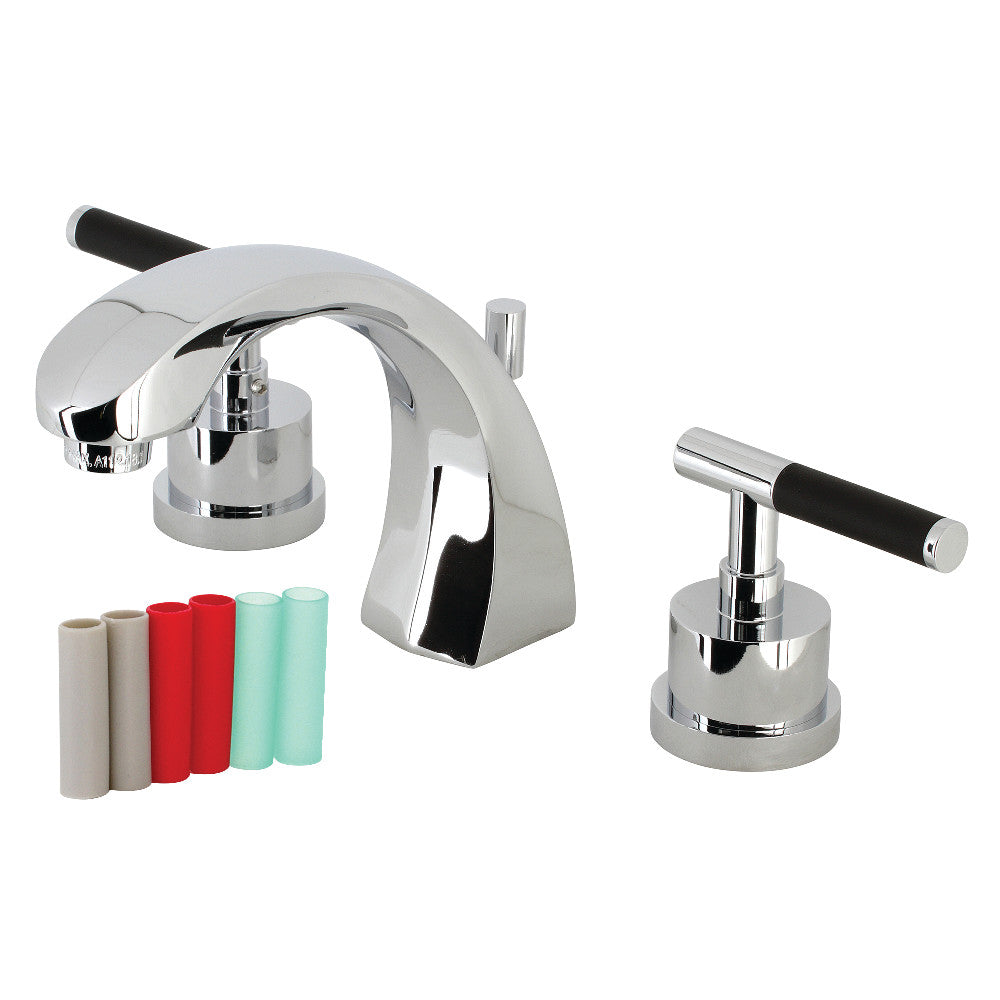 Kingston Brass KS4982CKL Kaiser Widespread Bathroom Faucet with Brass Pop-Up