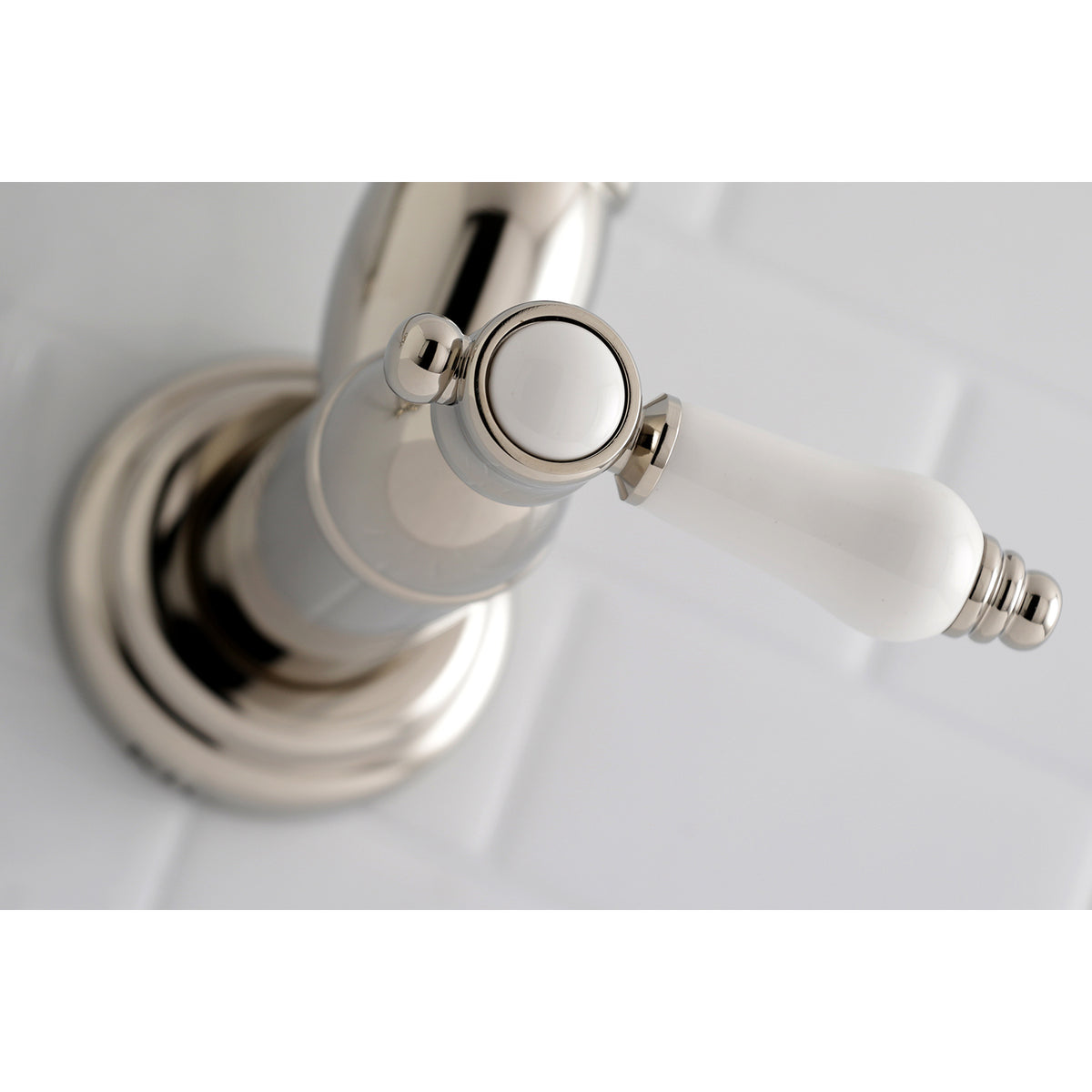 Kingston Brass KS3106BPL Bel-Air Wall Mount Pot Filler Kitchen Faucet