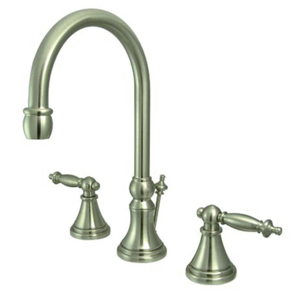 Kingston Brass KS2981TL Templeton Widespread Bathroom Faucet with Brass Pop-Up