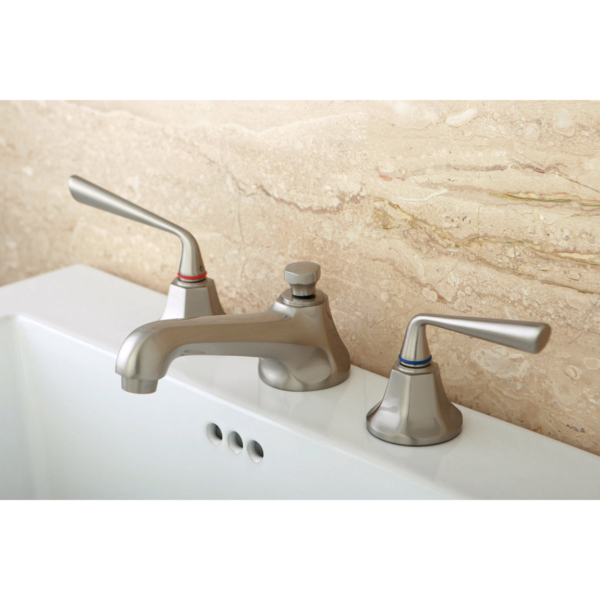 Kingston Brass KS4468ZL 8 in. Widespread Bathroom Faucet