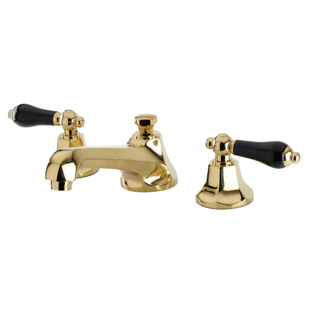 Kingston Brass KS4462PKL Duchess Widespread Bathroom Faucet with Brass Pop-Up