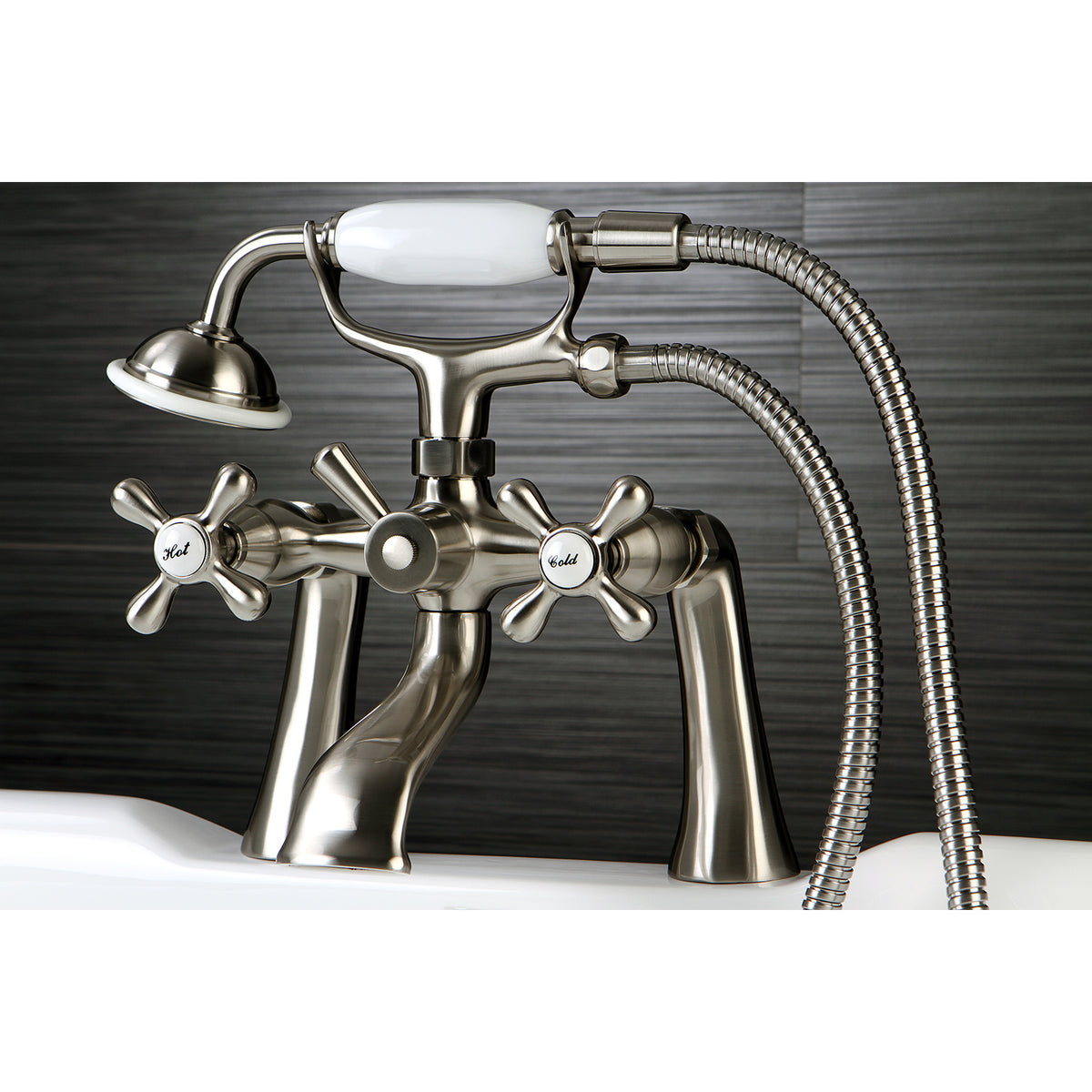 Kingston Clawfoot Tub Faucet with Hand Shower