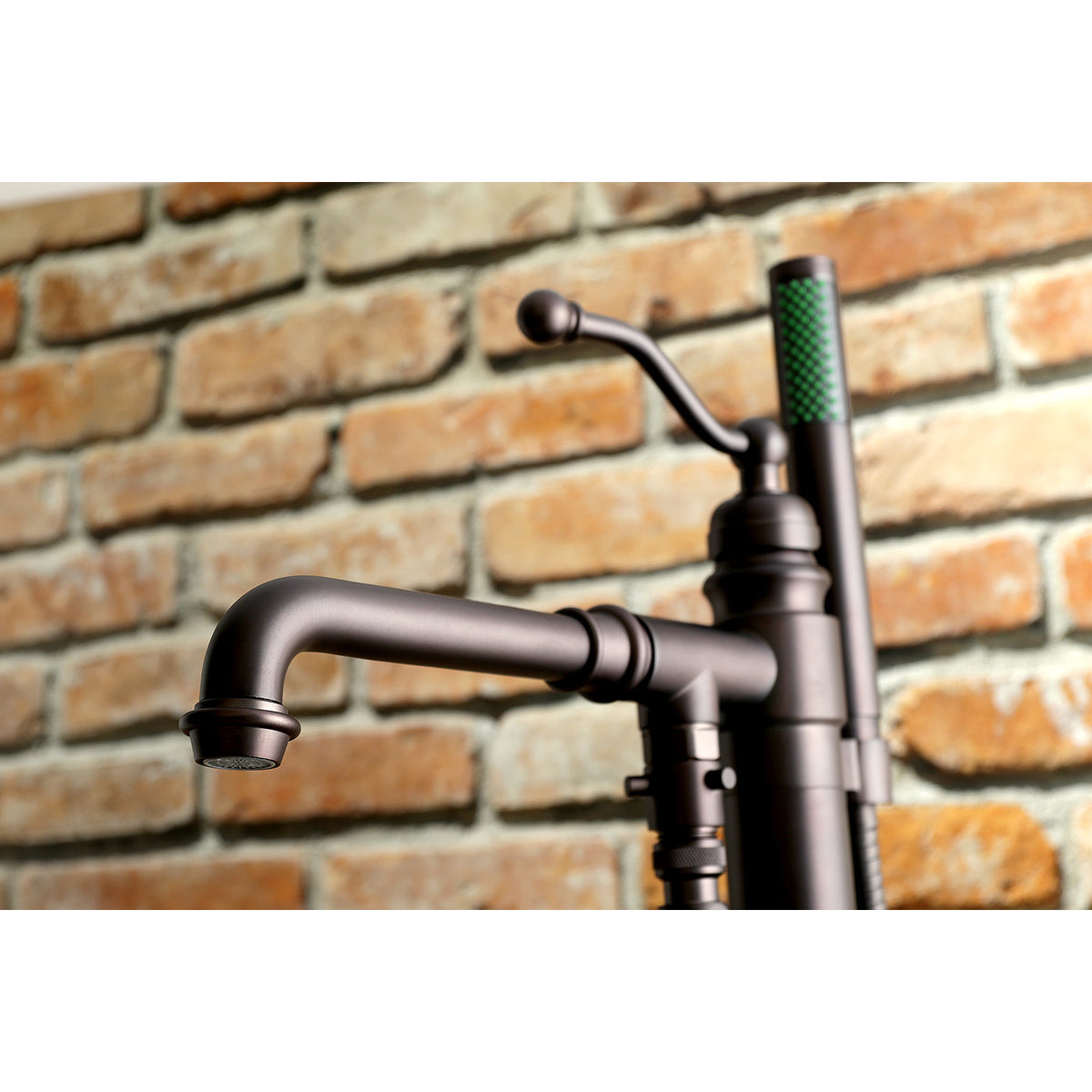 English Country Freestanding Tub Faucet with Hand Shower