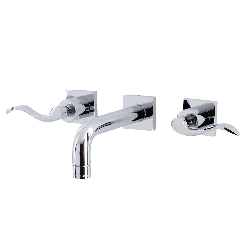 Kingston Brass KS6126DFL NuWave Two-Handle Wall Mount Bathroom Faucet