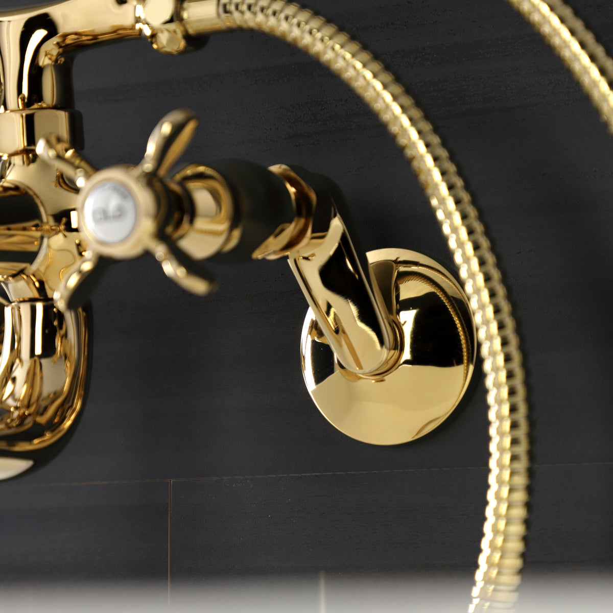 Essex Wall Mount Clawfoot Tub Faucet with Hand Shower