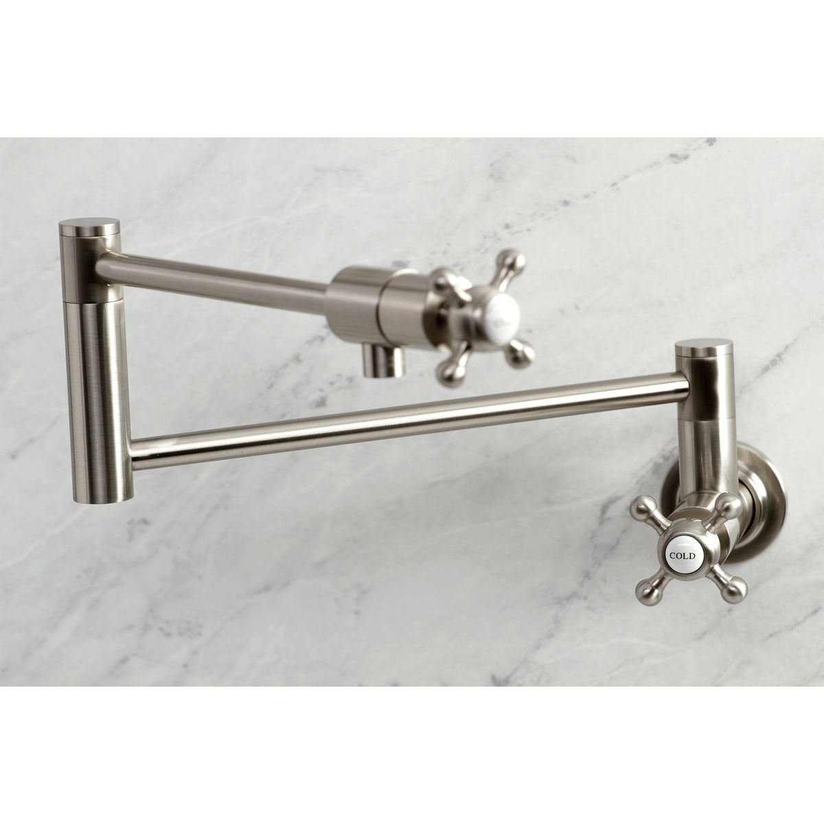Kingston Brass KS4106BX Metropolitan Wall Mount Pot Filler
