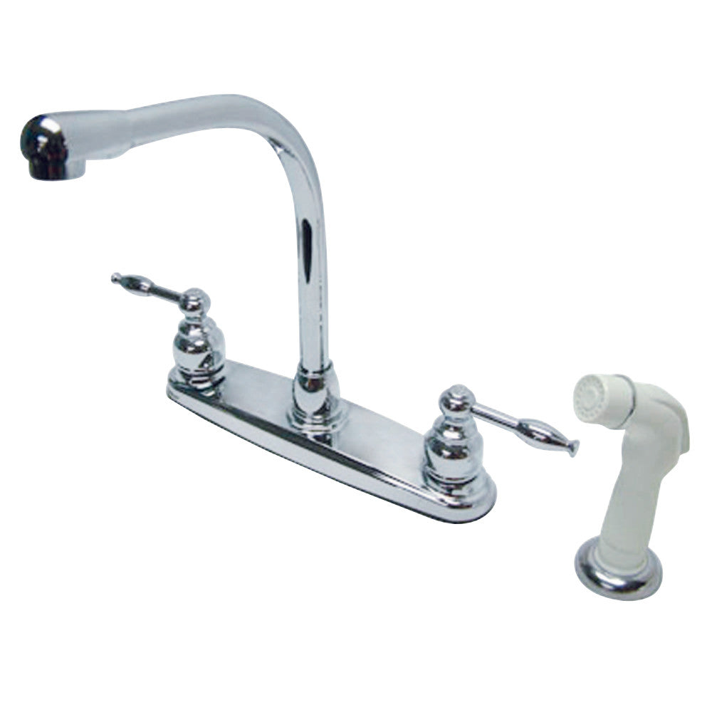 Kingston Brass KB2751KL 8-Inch Centerset Kitchen Faucet
