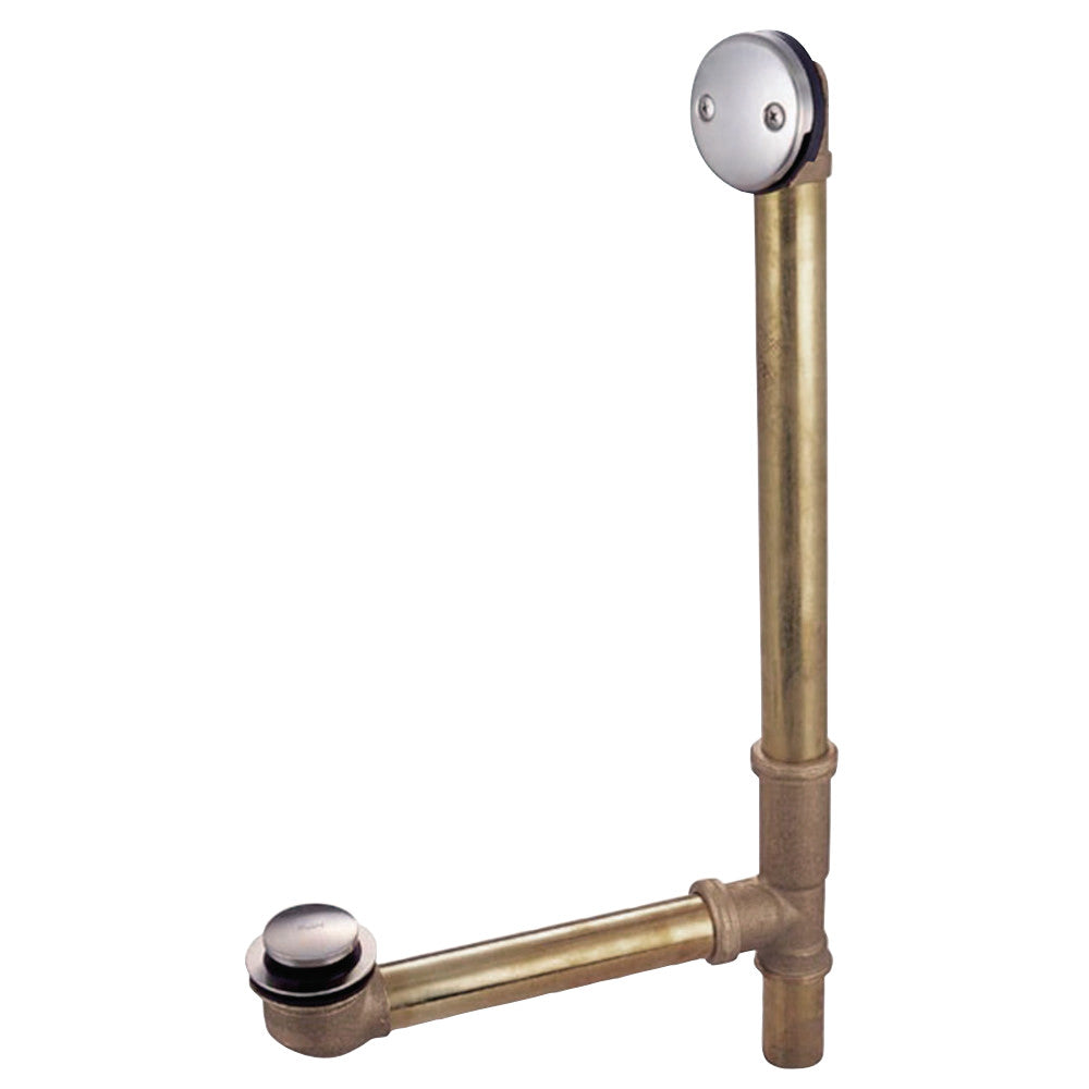 Kingston Brass 16&quot; Tub Waste with Overflow with Tip Toe Drain