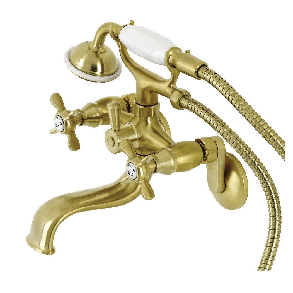 Essex Wall Mount Clawfoot Tub Faucet with Hand Shower