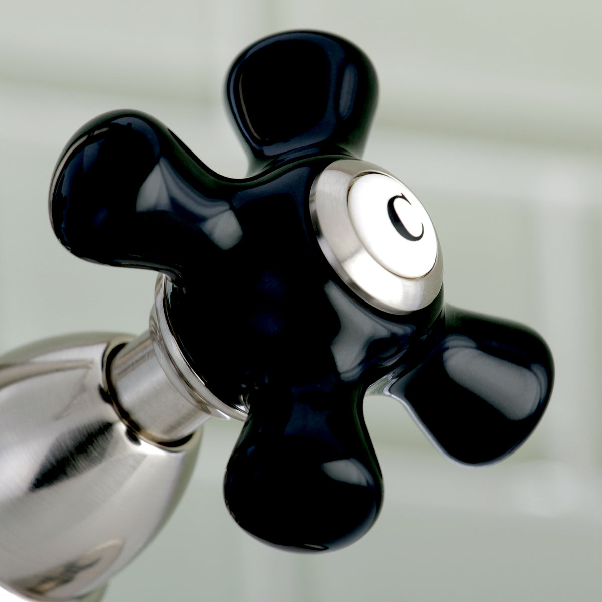 Kingston Brass KS1431PKX Duchess Two-Handle Bathroom Faucet with Brass Pop-Up and Cover Plate