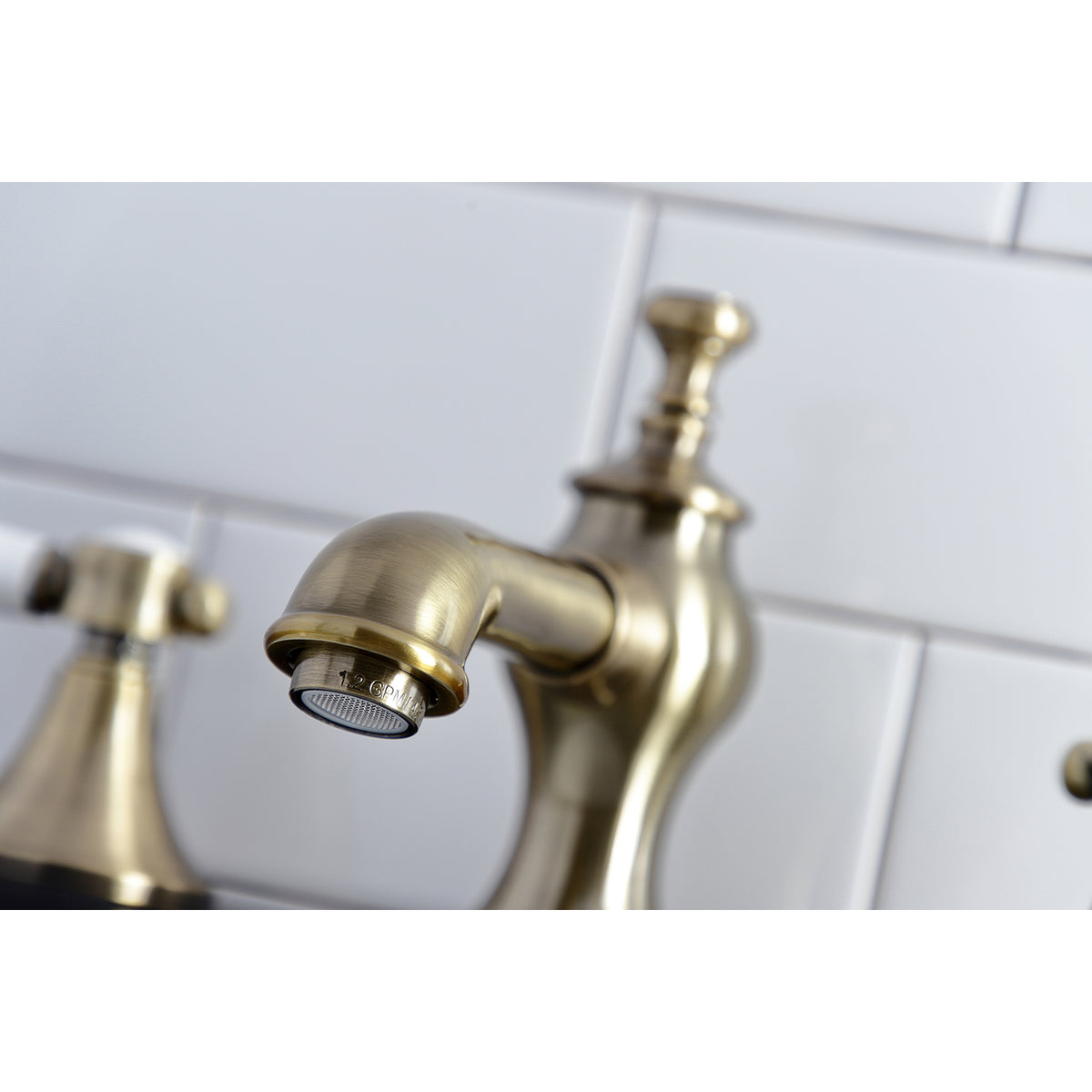 Kingston Brass KC7065BPL 8 in. Widespread Bathroom Faucet