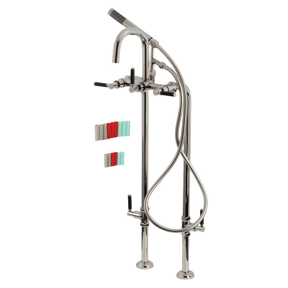 Vintage CCK8406DKL Concord Freestanding Tub Faucet with Supply Line,Stop Valve