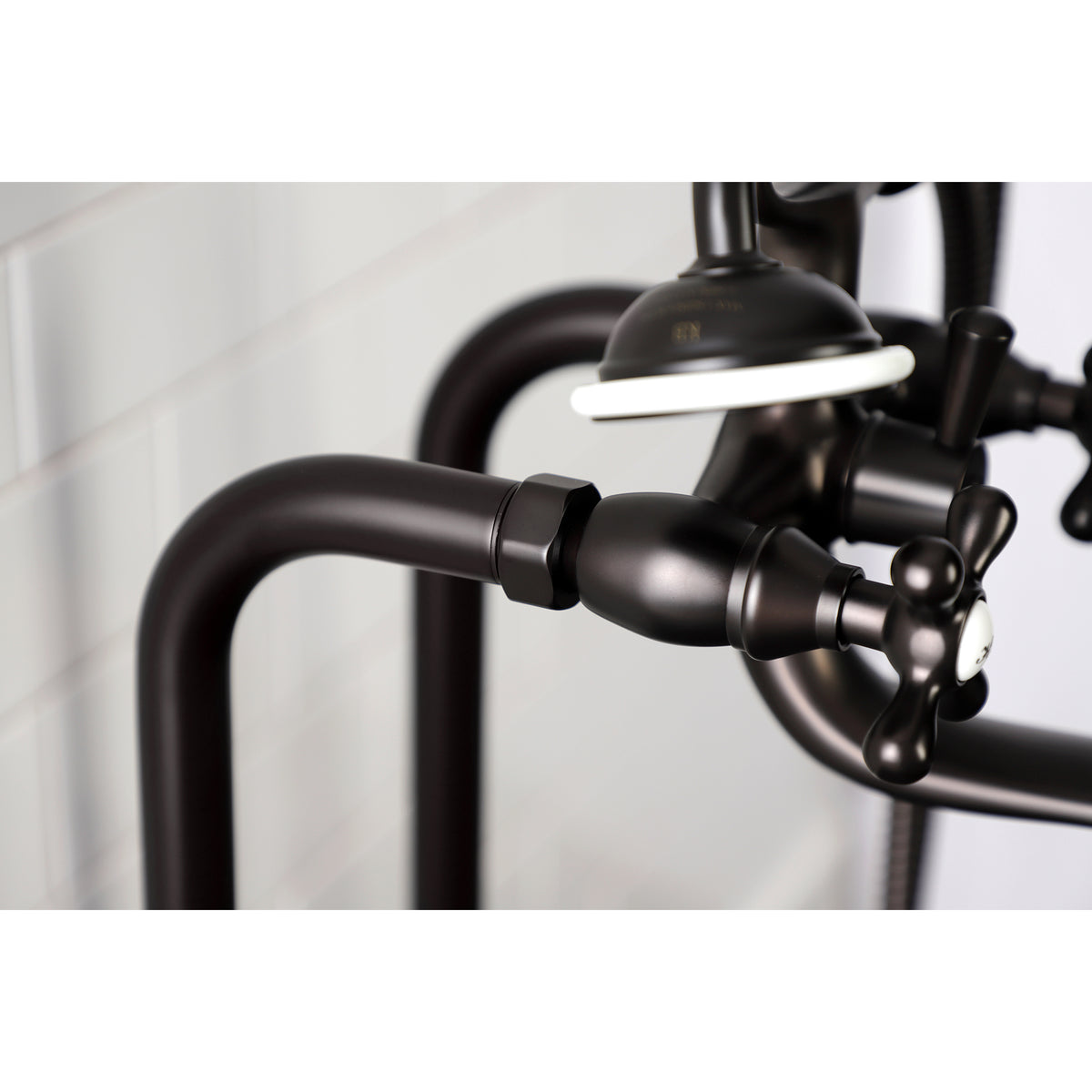 Kingston Freestanding Clawfoot Tub Faucet Package with Supply Line