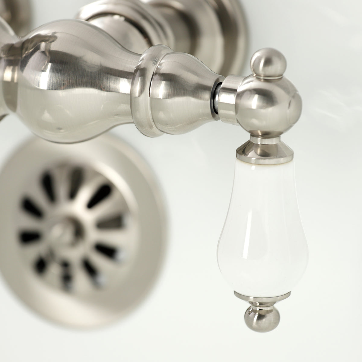 Heritage 3-3/8&quot; Tub Wall Mount Clawfoot Tub Faucet