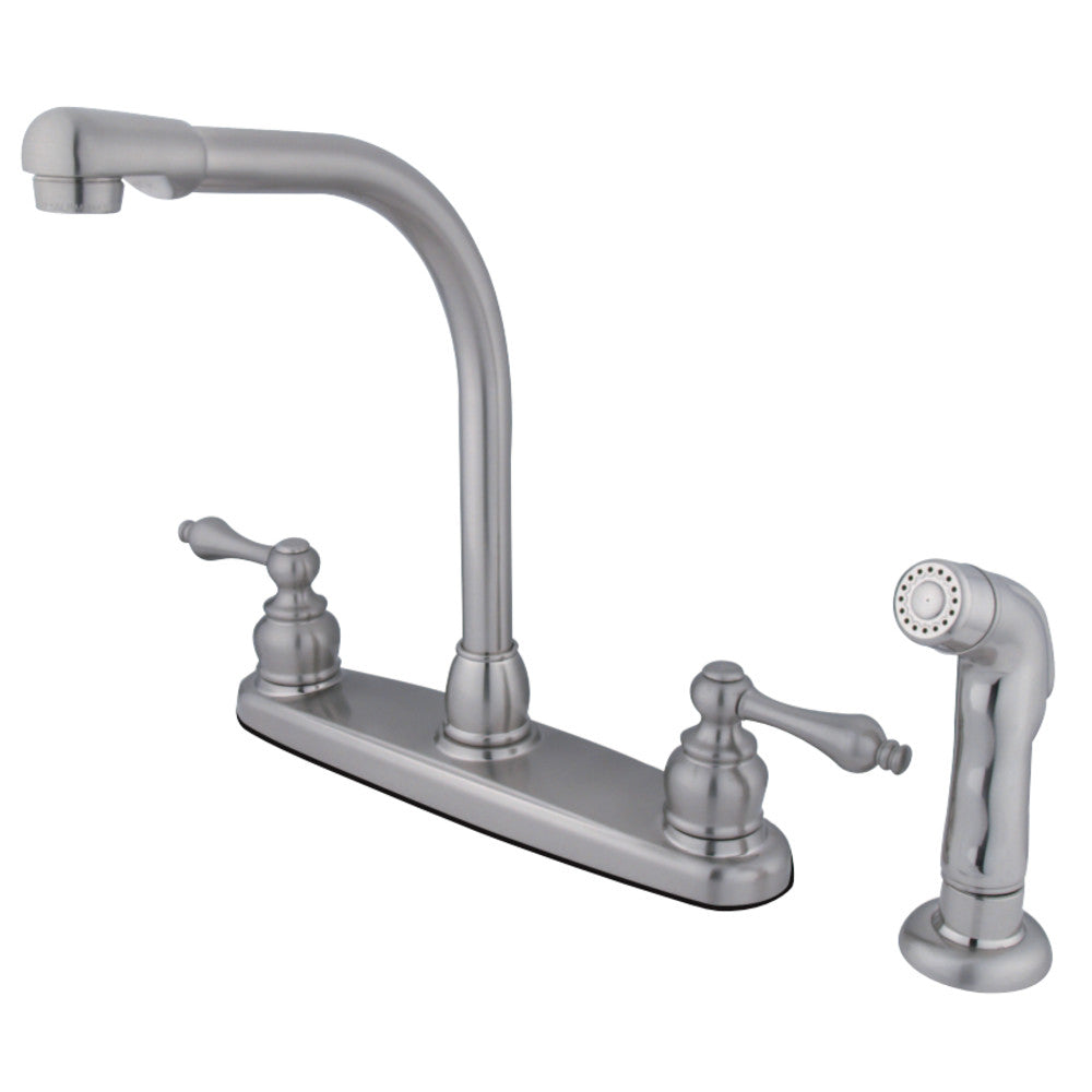Kingston Brass KB716ALSP Victorian Centerset Kitchen Faucet