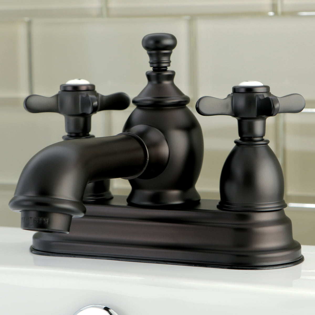Kingston Brass KS7005BEX 4 in. Centerset Bathroom Faucet