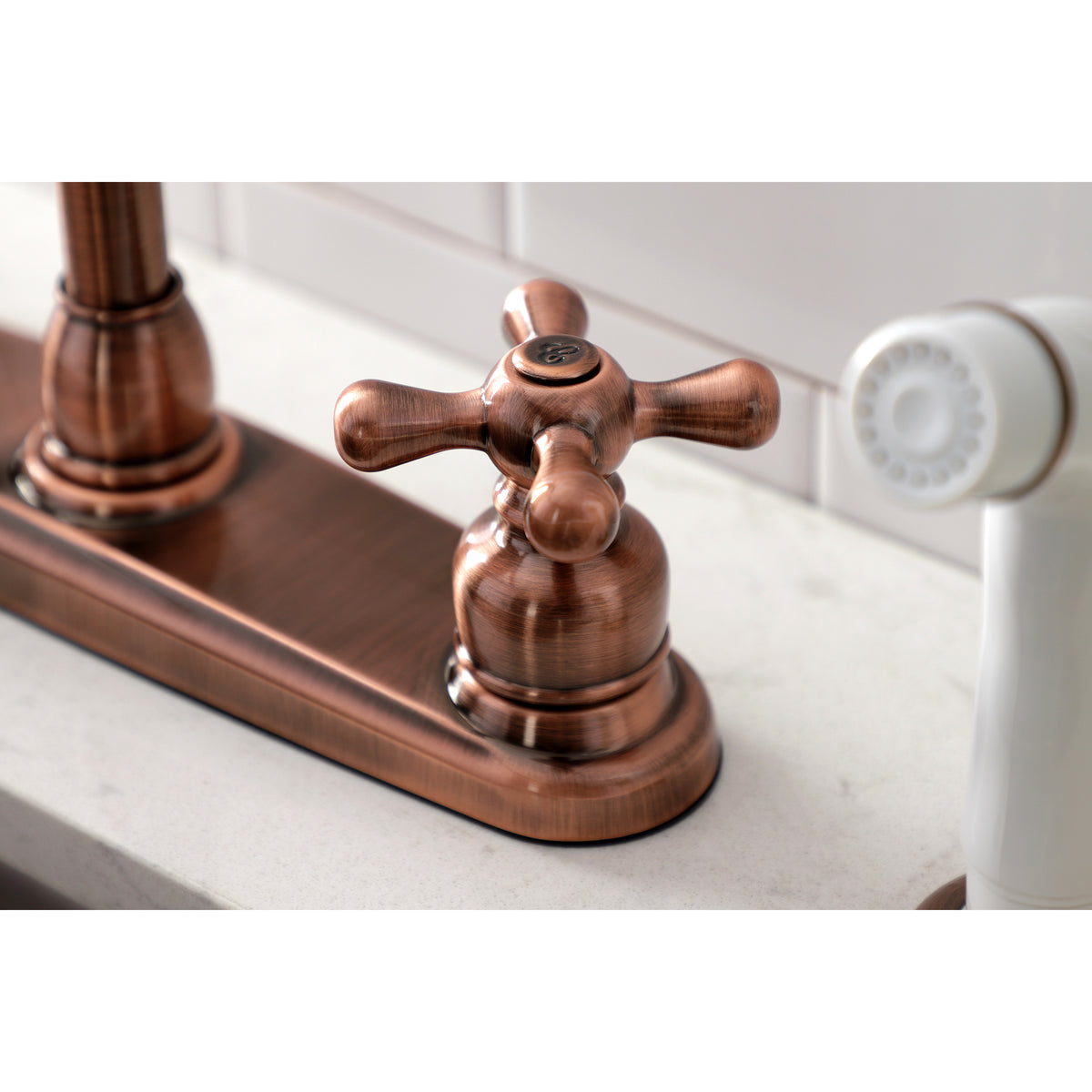 Kingston Brass KB712AX Victorian Centerset Kitchen Faucet