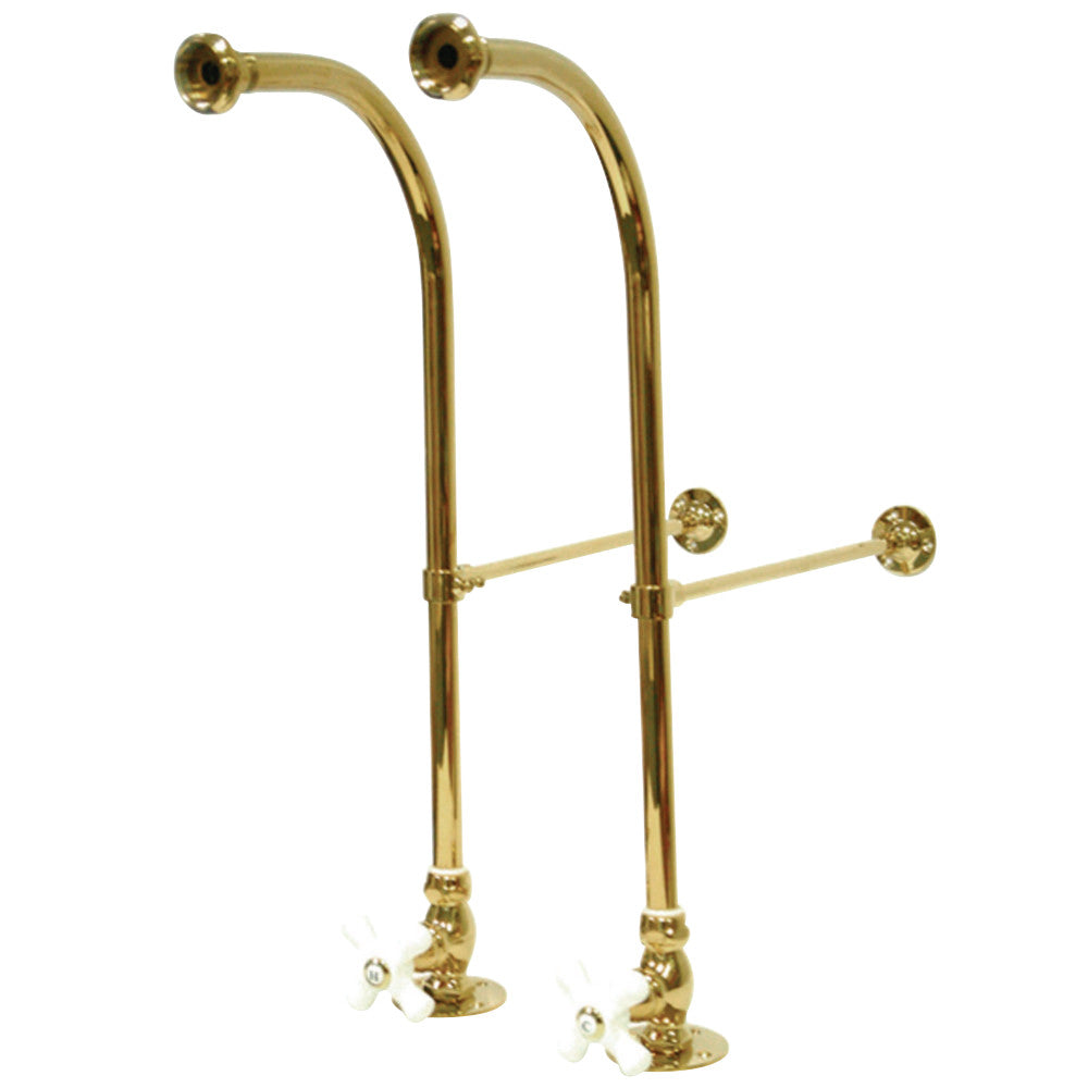 Kingston Brass Rigid Freestand Supplies with Stops