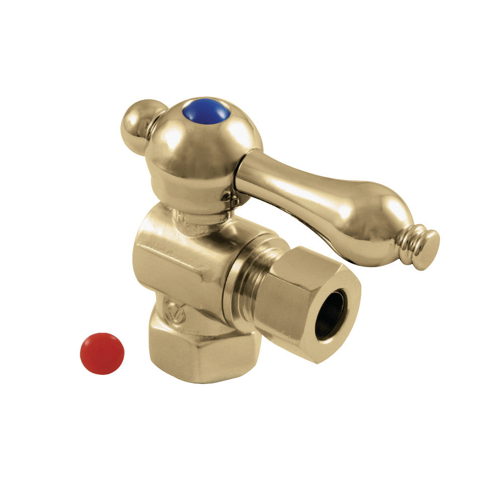 Kingston Brass 3/8&quot; IPS X 3/8&quot; OD Comp Angle Stop Valve