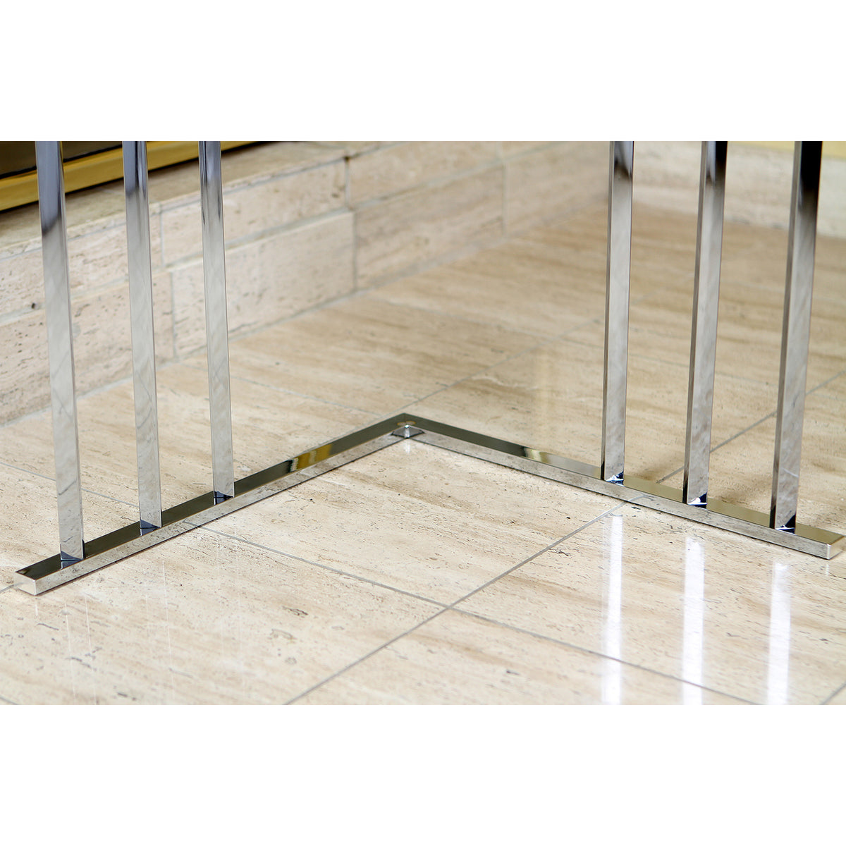 Kingston Brass L Shape 3-Tier Steel Construction Corner Towel Rack