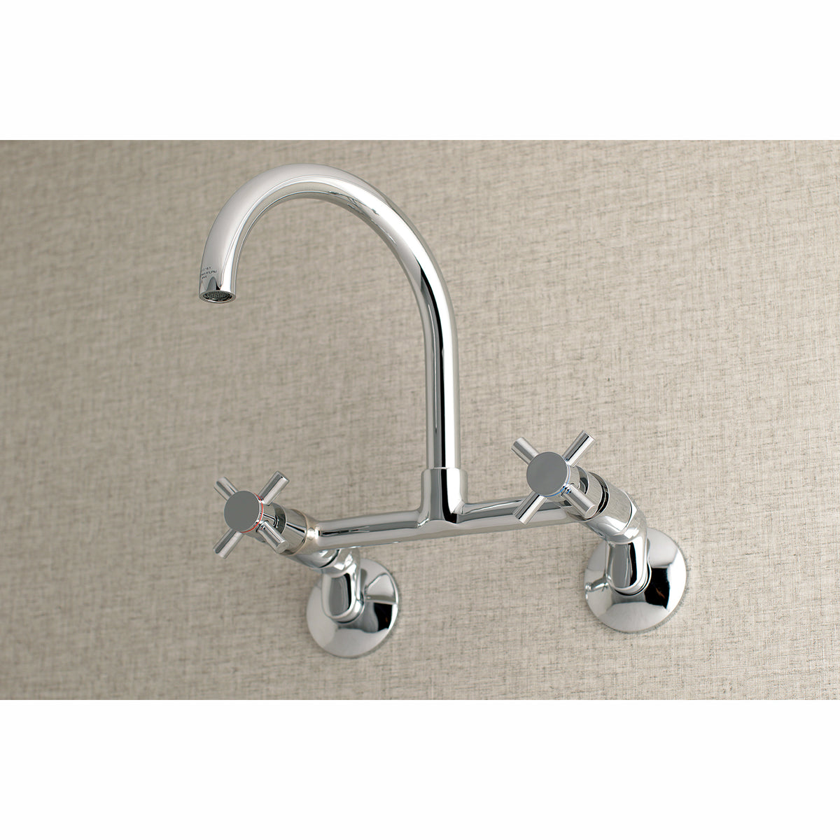 Kingston Brass KS414ORB Concord 8-Inch Adjustable Center Wall Mount Kitchen Faucet