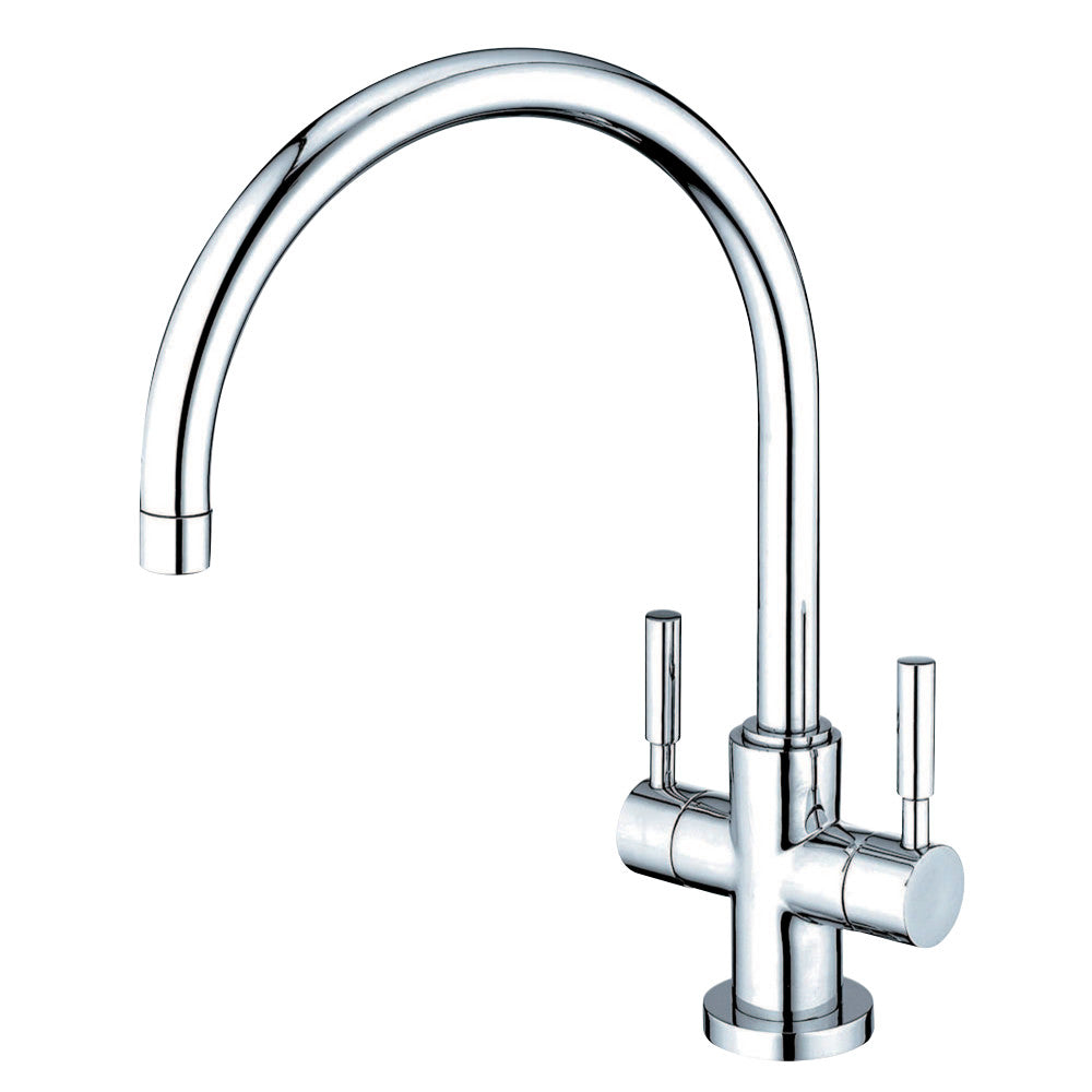 Kingston Brass KS8771DLLS Concord 2-Handle Kitchen Faucet with 8-Inch Plate