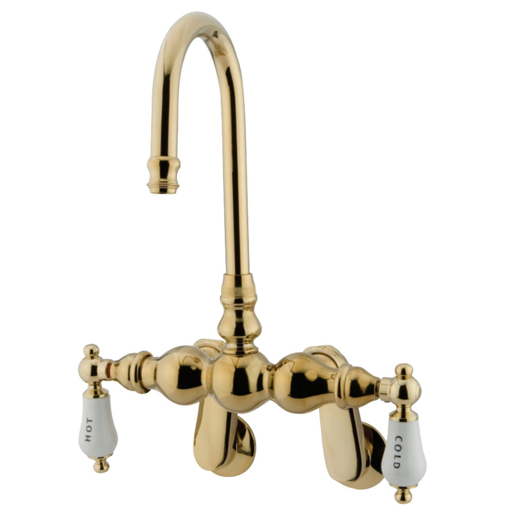 Vintage Adjustable Center Wall Mount Tub Faucet