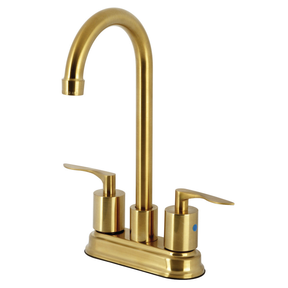 Kingston Brass KB8490SVL Two-Handle 2-Hole Deck Mount Bar Faucet
