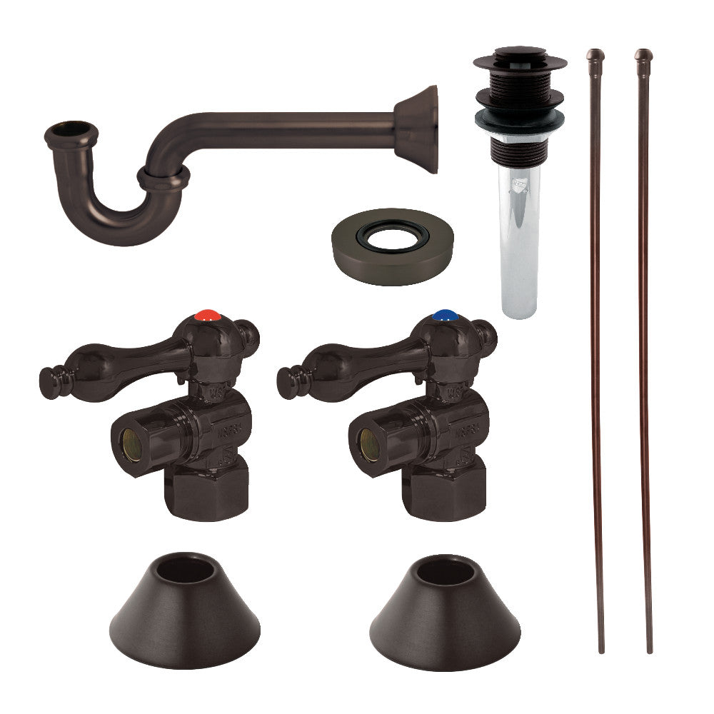 Kingston Brass Traditional Plumbing Sink Trim Kit with P-Trap and Drain